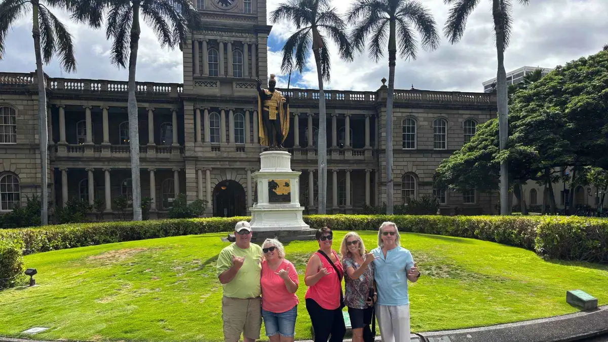 Oceanfront Bayer Estate used as McGarrett's House, a stop on the Hawaii Five-0 filming locations tour on Oahu, Hawaii